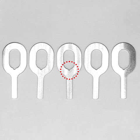 Pro Spot Pull Keys AlMgSi 1.0mm, part number 84-1014-50PK